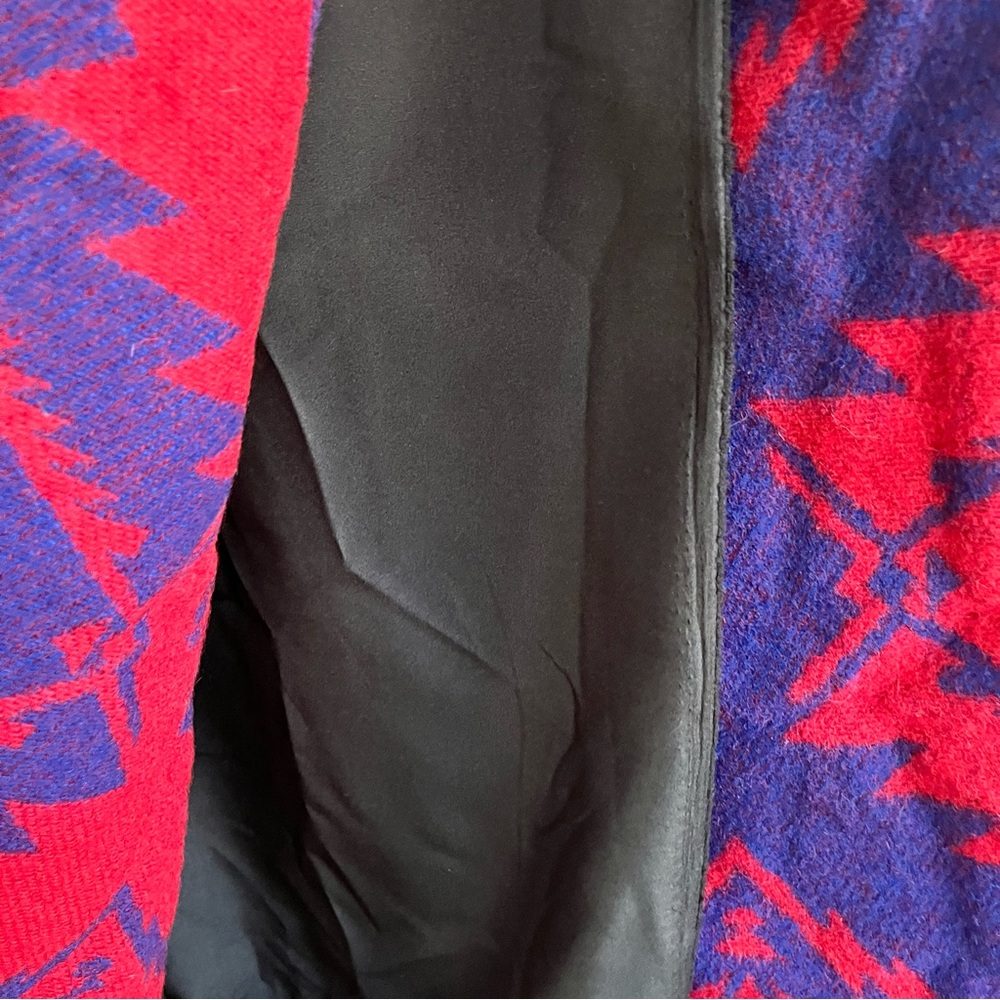 Vintage Ralph Lauren Country Wool Wrap Skirt - Southwestern - Navajo Print - Picture 11 of 16